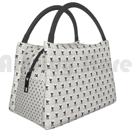 Cooler Lunch Bag Picnic Bag Sheep Pattern 1059 Sheep Ewe Sheep Pattern Wool Knitting Knitting Sheep Sheep