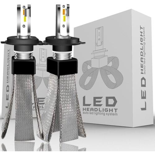 EURS 2PCS T9 H4 canbus H1 H11 H7 LED H3 HB3 HB4 H11 led Car Headlight Automobile Bulb Lamp 9004 9007 H13 led Bulbs Fog Light