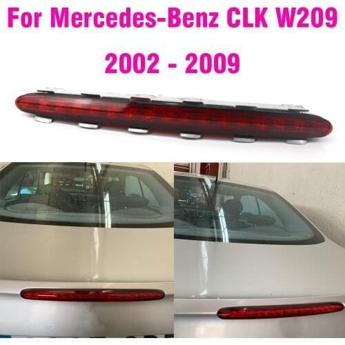 LED Car Rear Third Brake Lights Tail Lamp For Benz For Mercedes CLK W209 2002-2009 Car Styling Rear Roof Warning Light Red