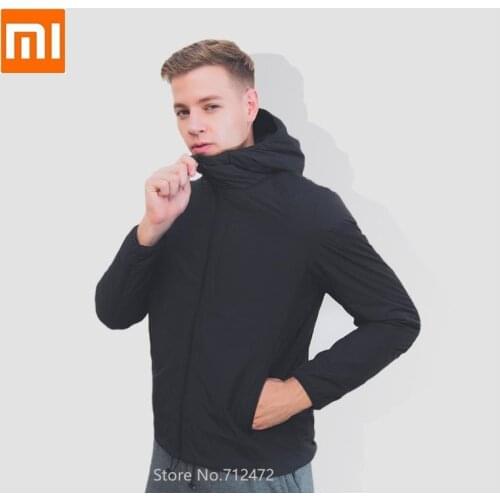 Xiaomi Men autumn and winter fashion aerogel Windproof and waterproof Thermal jacket Light and warm Sports running coat