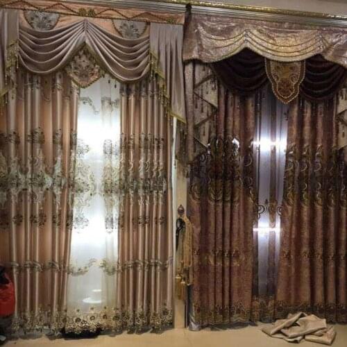 2017 double embroider lace magnetic curtain magnet curtain set window curtains mosquito for door hotel crystal bead curtains