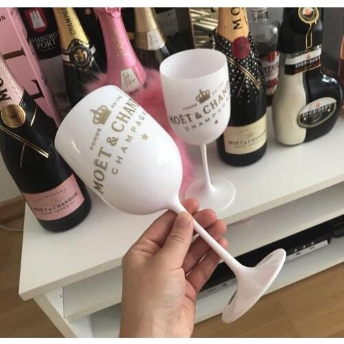 Wine Party White Champagne Coupes Cocktail Glass Champagne Flutes Wine Cup Goblet Plating Plastic Beer Whiskey Cups Hot Selling