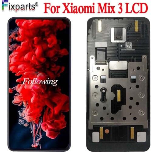 Amoled for Xiaomi Mi Mix 3 LCD Display Touch Screen Digitizer Assembly 6.4" For Xiaomi Mix 3 LCD Screen Replacement Parts
