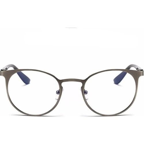 2020 Anti Blue Ray Glasses Metal Frame Blue Light Blocking Computer Glasses Anti Reflect Lenses