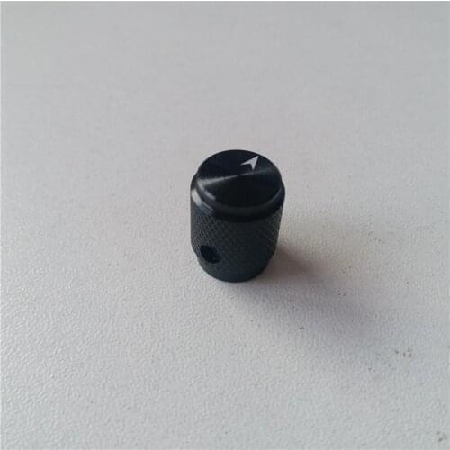 5pcs aluminum knob potentiometer knob cap Knurled 12.5*16*6mm black switch cap Encoder for amplifier Stove accessories