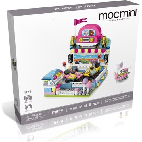 500pcs+ LOZ Playground Series Street View Model Pirate Ship Building Blocks Minifigure Boys Toy For Kids Birthday Christmas Gift