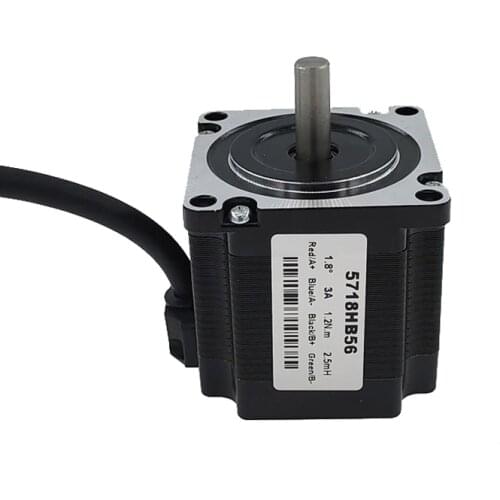 57BYG stepper motor 1.8 Degree 3A 1.2N.m 56mm 2 phase hybrid driver motor Nema 23 Step Motor