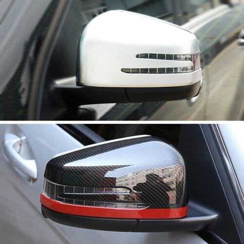 Car ABS Chrome Side Rearview Mirror Cover Trim for Mercedes Benz A B GLA CLA GLK C E Class W204 W212 X156 W218 W176 C117 W176