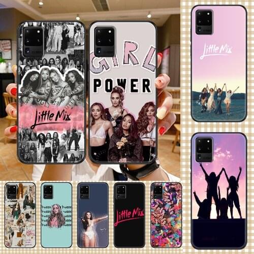 Little Mix Phone case For Samsung Galaxy Note 4 8 9 10 20 S8 S9 S10 S10E S20 Plus UITRA Ultra black silicone Etui tpu hoesjes
