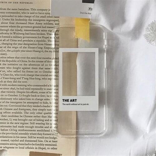 Retro simple window Art Transparent Phone case for iPhone 12 11 Pro xs max case silicone cover 12 mini X XR 7 6 s 8 plus SE case