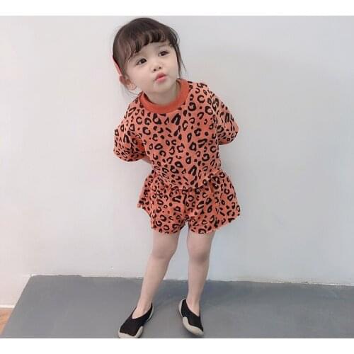 Kids Tales baby girls clothes summer polka dot cotton sets shirts+pants 2pcs Suits for children 0-6 kids wear MB500