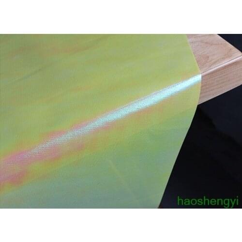 Imported diy fabric light banana yellow magic color cloth reflective waterproof creative clothing fabric