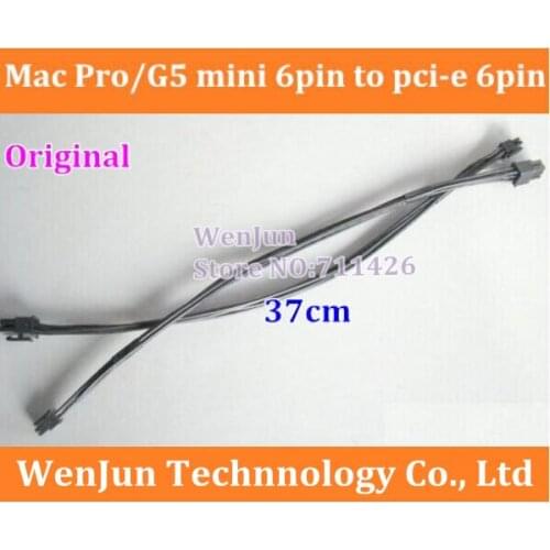 100% Original for Mac Pro / G5 mini 6pin to pci-e 6pin video card power cable for 8800GT FX4500 X1900 HD5770 GTX285 HD4870