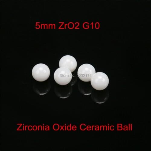 5mm ZrO2 Zirconia Oxide Ceramic Ball G10 100pcs for valve ball,bearing, homogenizer,sprayer,pump 5mm ceramic ball ZrO2