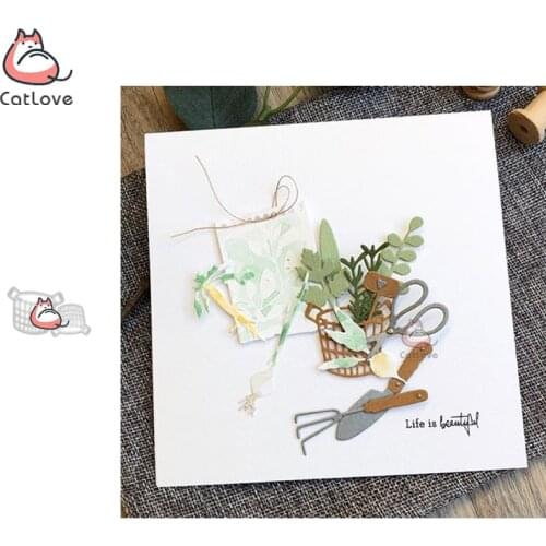 Catlove Vegetables Basket Metal Cutting Dies Scrapbooking Mold Stencil Die Cuts Card Making Craft Embossing New Dies For 2020