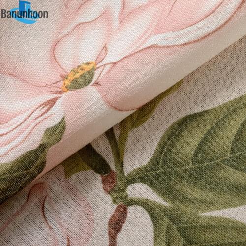Time-limited Top Fashion Living Room Yarn Dyed Woven Cotton Shade For Bedroom Living Room Screen Fabric Curtain For Custom