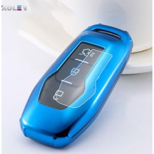 Soft TPU Full Cover Car Remote Key Case Holder Shell For Ford Focus 3 4 MK3 MK4 MK5 Kuga Fiesta Mondeo Mustang Edge Accessories