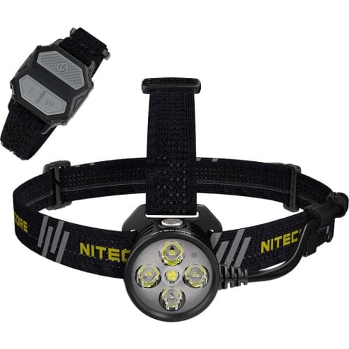NITECORE HU60 USB Powered Elit Headlamp White light 4* CREE XP-G3 + 1* XHP35 HD LEDs max 1600 Lumen Headlight Blazing Spotlight