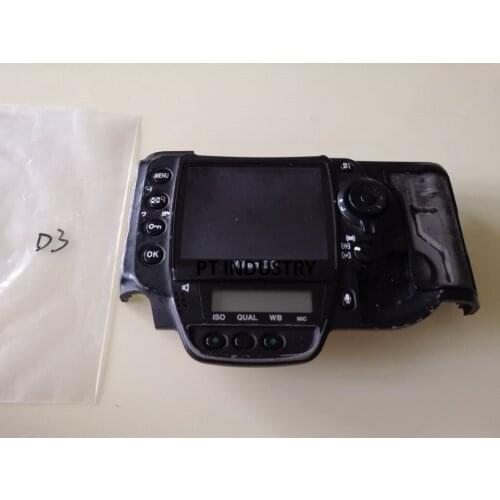Original D3 Rear Back Cover With LCD and Button Key Board Flex Cable For Nikon D3 or D3X