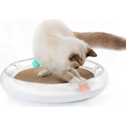 Petkit cat toy cat scratching board corrugated paper cat grinding claw board cat toy pets cardboard cat scratcher