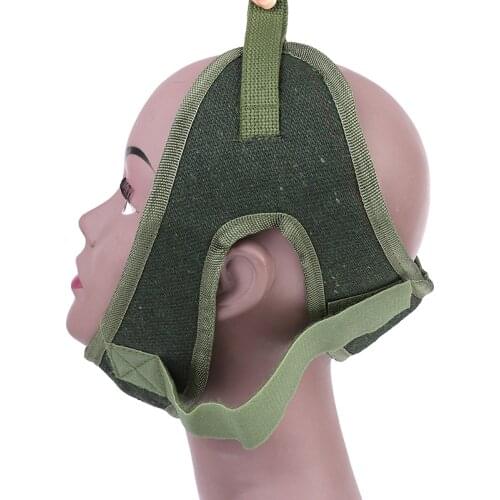 Cervical Traction Canva Belt Neck Stretcher Band Vertebrae Stretch Fixing Straps Neck Care Tool Home Medical