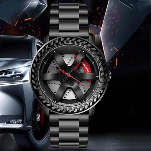 SANDA Mens Waterproof Watch