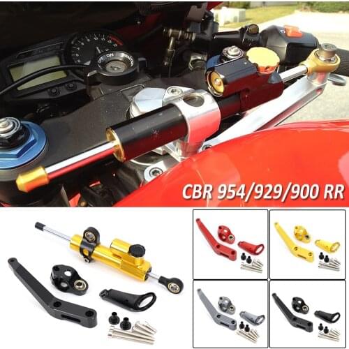 CBR954RR 2002 2003 Motorcycle Steering Stabilize Damper Mounting Bracket Kit For Honda CBR929RR CBR900RR 2000 2001 CBR 929 900RR
