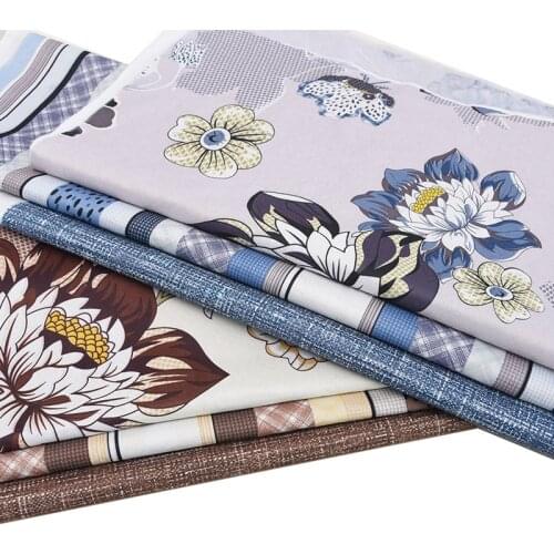 HLQON Euramerican style thick Chenille flower Fabric For Curtain Cushion Material ,Chair Quilting Sewing Sofa,Table Cloth