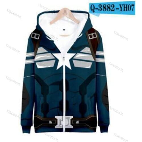 Movie Hero Man Cosplay Hoodies Unisex Casual End Game Sweatshirt Jacket Streetwear Boys Girls Costume