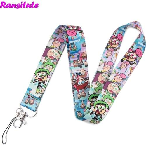 Anime Cartoon Mobile Phone Lanyard multi-function Key ID Card Strap Rope Lanyard Fashion Neckband Mobile Phone Decoration R824