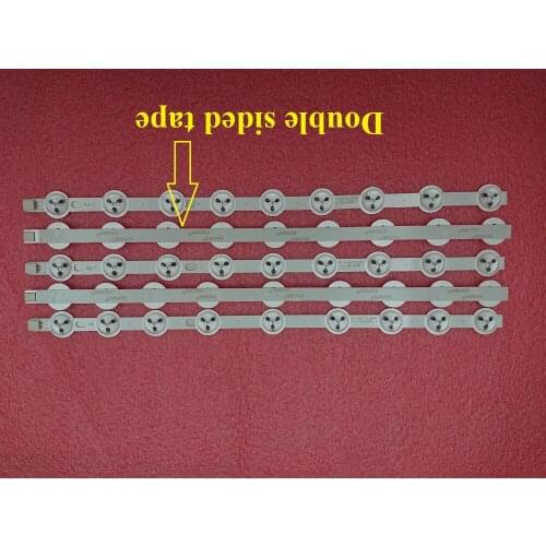 New 20set=100 PCS LED backlight strip For 40" NDV REV1. 0 ABC 39PF3025D 40L1333DB VES390UNDC-01 VES400UNDC-01 VES400UNDS-02 03