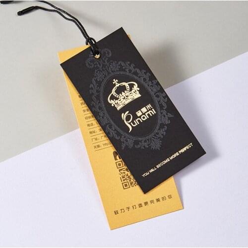 2021002 NEW custom printed fashion hangtag/clothing hang tag/customized hang tags for clothing/bags