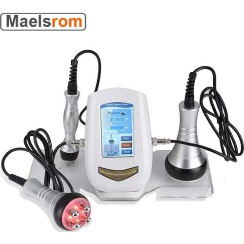3 In 1 RF Radio Frequency Body Facial SPA Shaper 40K Slimming Machine Vacuum Lipo Laser Cavitation Device Weight Loss Instrument