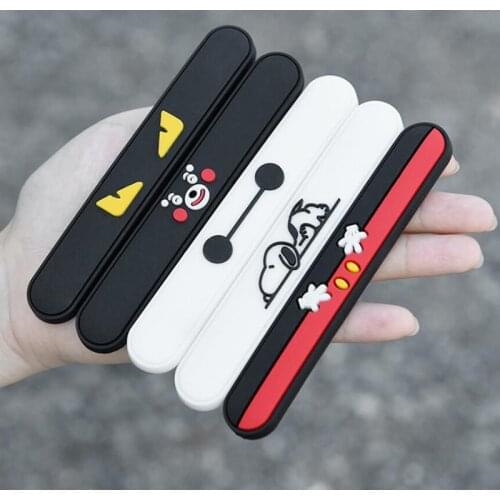 4pcs Car Door Scratch Protector Anti-collision Stickers cartoon Car Door Bump Protector PVC sticker Car Auto accessories for car