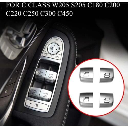 4PCS Door Window Glass Lifter Control Switch Button for Mercedes-Benz C Class W205 GLC W253