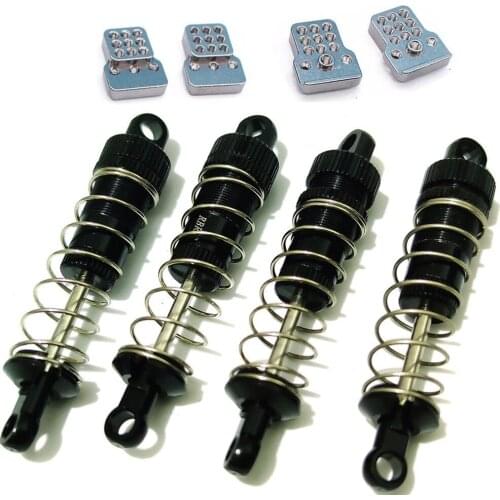 4pcs Metal Shock Absorber With Extender Hard Kits For HS Model RC Car for MN D90 D91 for WPL C14 C24 C34 C44 for MN45/96/99/99S