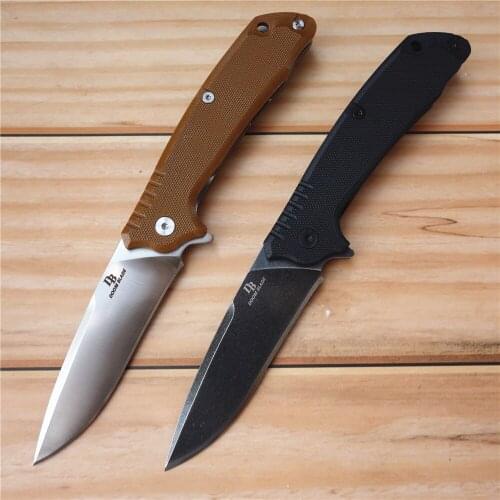 8" FH11 60-61HRC Knives Pocket Folding Knives D2 Blade Ball Bearing G10 Handle Tactical Outdoor Camping Useful Survival Knife