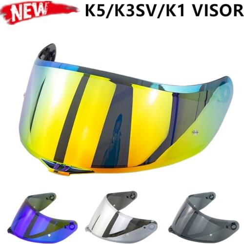 New Motorcycle Helmet Visors For K5 K3SV K1 Full Face Helmet Visor Casco Moto K1 Visor Capacete K3SV Visera K5 Lens Windshield