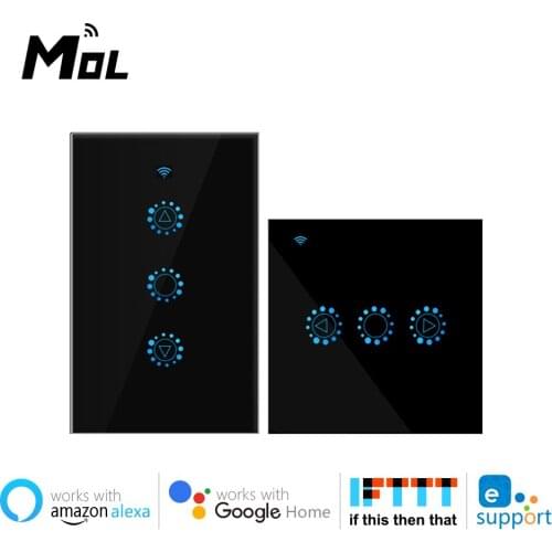 MOL Led Dimmer Smart Wifi Touch Light Switch 220V/110V EU/US Works With Alexa Google Assistant Ewelink