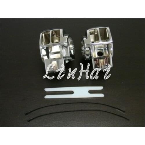 Motorcycle Chrome Switch Housing Fit for Harley Electra Glide FLHT Street Glide FLHX