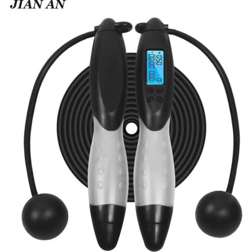 Jump Rope With Electronic Counting Smart Skip Rope Outdoor Lose Weight Calorie LCD Screen Cordless Rope Skipping Fitness Sport