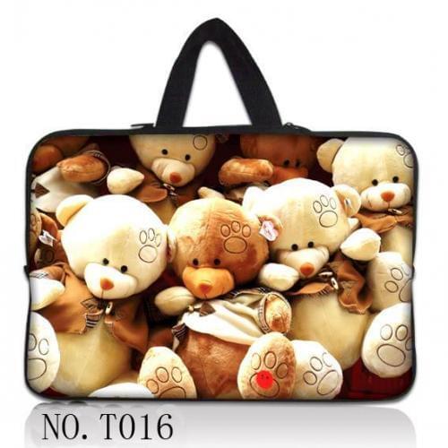 Bears Laptop Sleeve Bag for Macbook Air 13 Case Laptop Case 15.6 11 14 15 17inch Bags for Men Women Zipper Unisex Sleeve