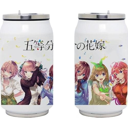 The Quintessential Quintuplets Thermos Cup Boys Girls Kawaii Accessory Bottles Cup Cosplay Nino Miku Yotsuba Anime Caps