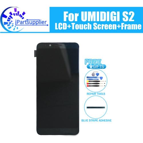 6.0 inch UMIDIGI S2 LCD Display+Touch Screen Digitizer +Frame Assembly 100% Original New LCD+Touch Digitizer for UMIDIGI S2