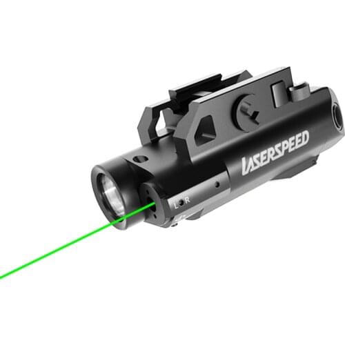 Military Tactical Green Laser Light Combo Sight Airsoft Pistol Rifle Weapon Gun Lights for Picatinny Railed Glock 17 19 CZ 75