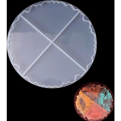 Wave round silicone mold Crystal UV Epoxy Resin Silicone Mould handmade DIY for Jewelry Making tool epoxy resin molds craft