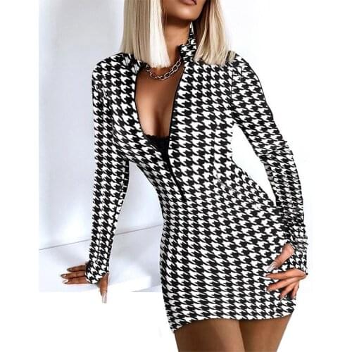 Модные платья в клетку Y Nidus China At AliExpress