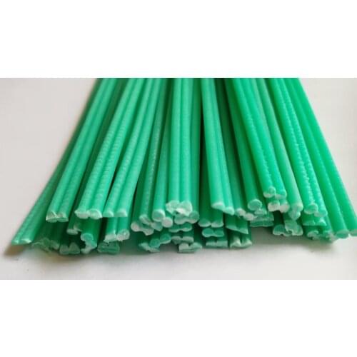 20PCS Green PP Plastic Welding Rods Sticks 5mmx2.5mm with Corrosion Resistance For Plastic Welder 20CM