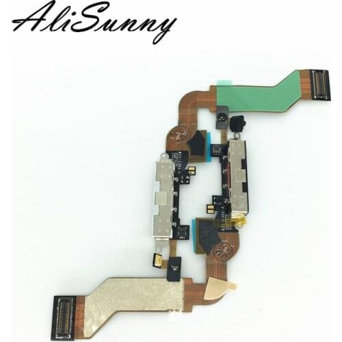 AliSunny 10pcs Charging Port Flex Cable for iPhone 4S 4 4G Charger USB Dock Connector with Mic Replacement Parts