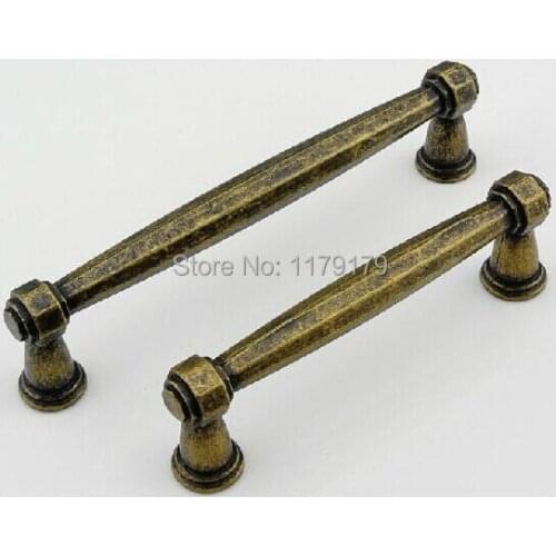 128mm antique brass kichen cabinet handles pulls bronze drawer cupboard wardrobe dresser furmiture handles pulls knobs MH155